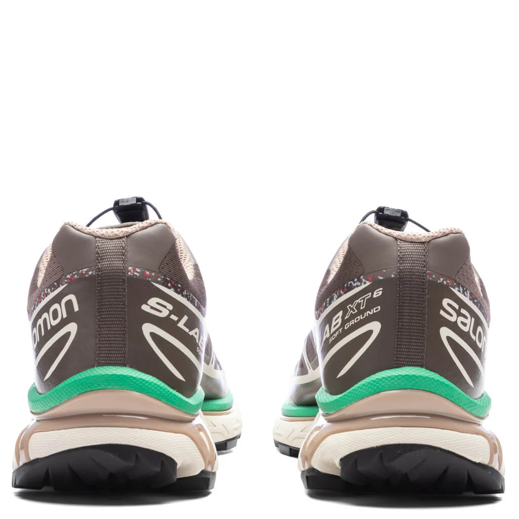 XT-6 Mindful - Falcon/Almond Milk/Bright Green - Image 4