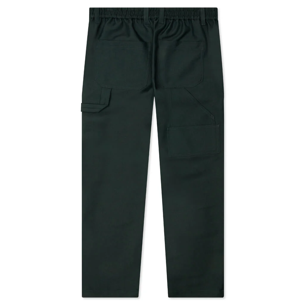 Wool Gabardine Carpenter Pant - Evergreen - Image 2
