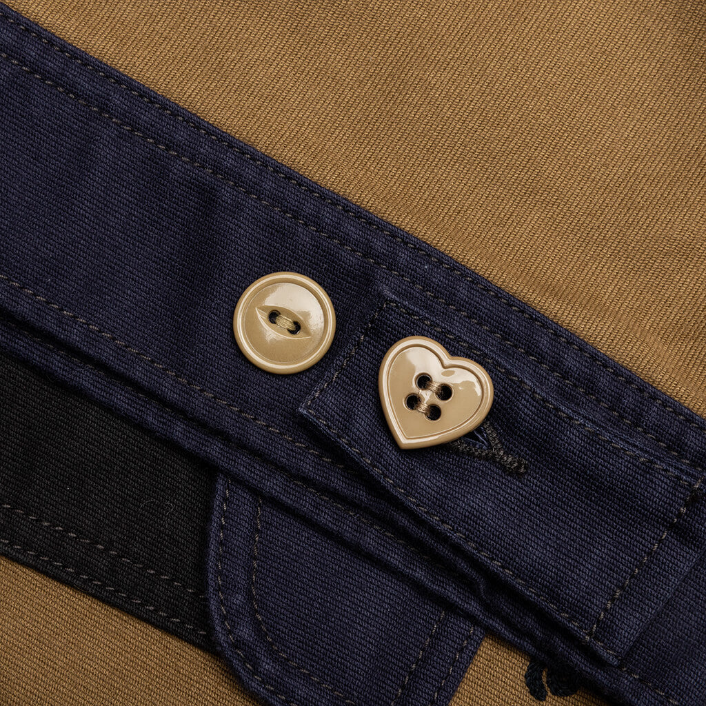 Zip-Up Work Jacket - Navy - Image 4